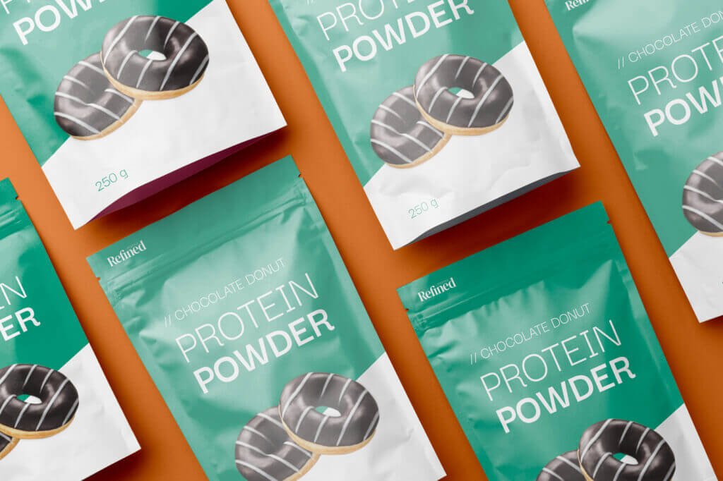 Refined Lifestyle - Product packaging design for a fitness and nutrition brand